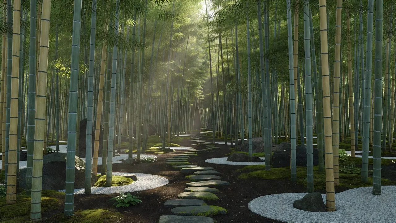 竹林の植物記録